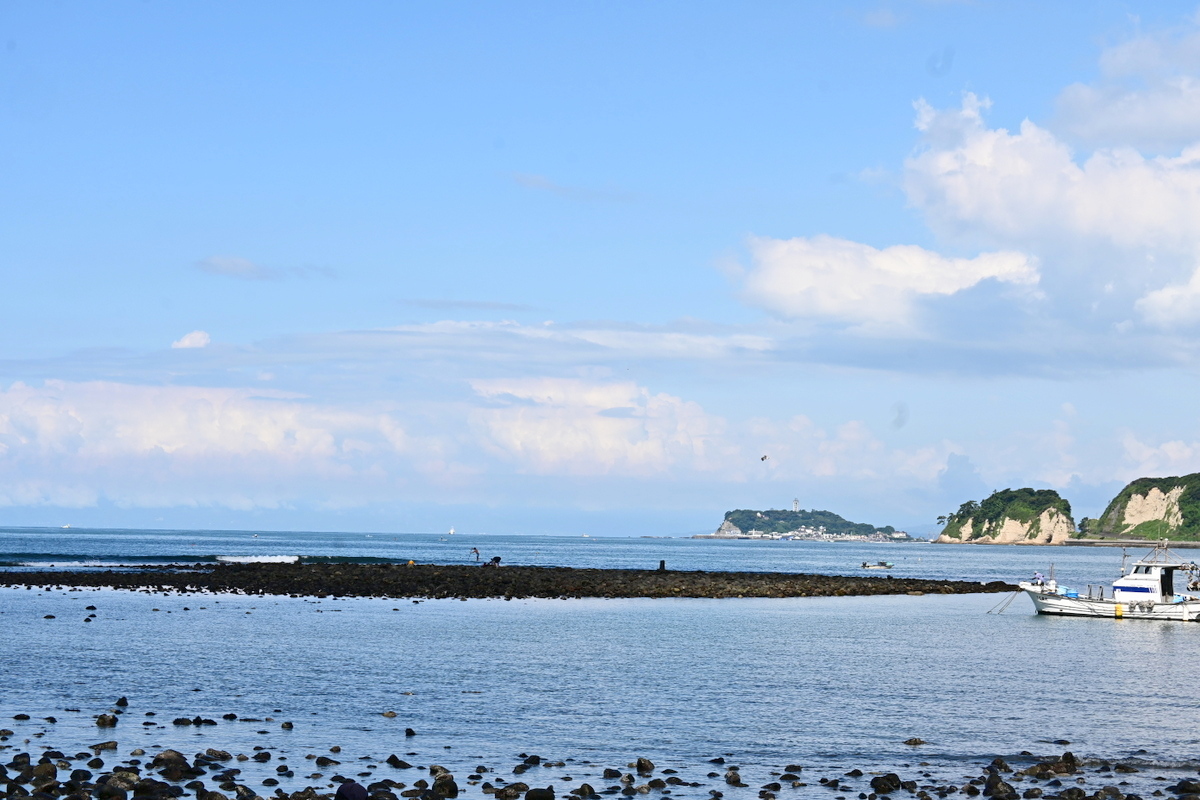 和賀江嶋から見る江の島