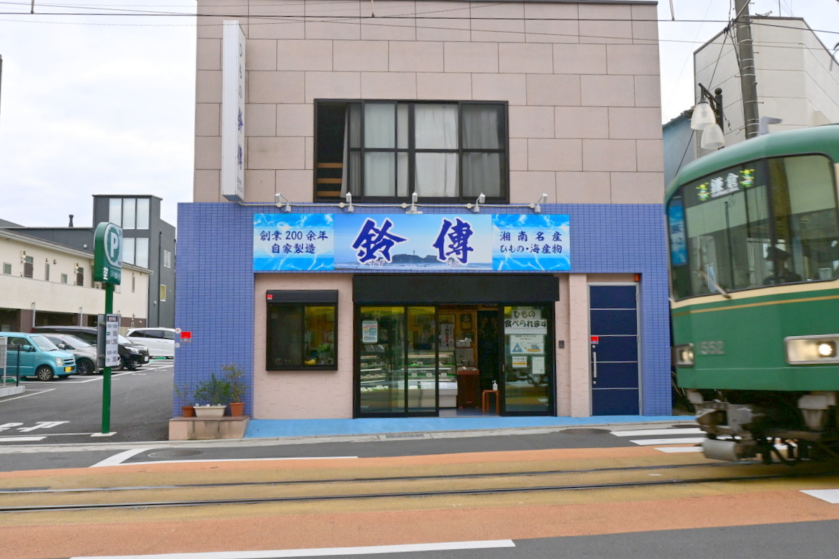 鈴伝商店と江ノ電