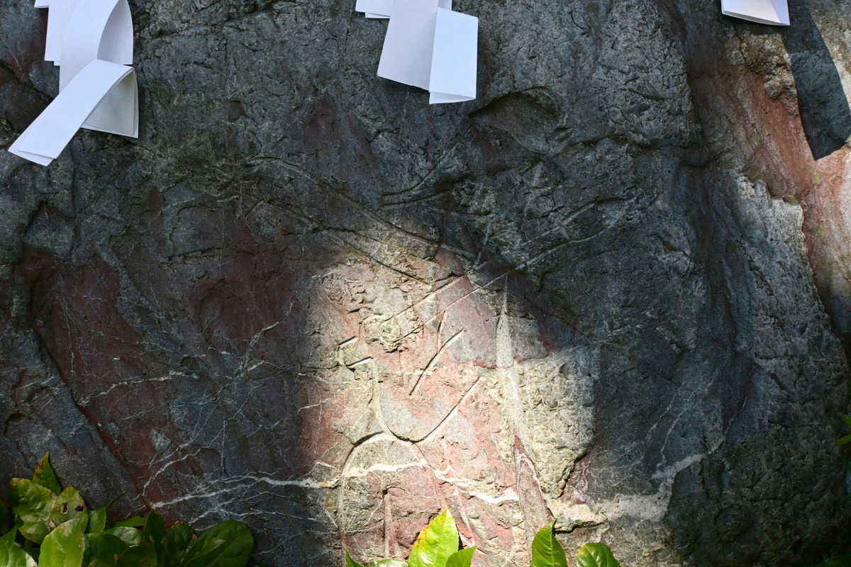 荏柄天神社：かっぱ筆塚かっぱの絵