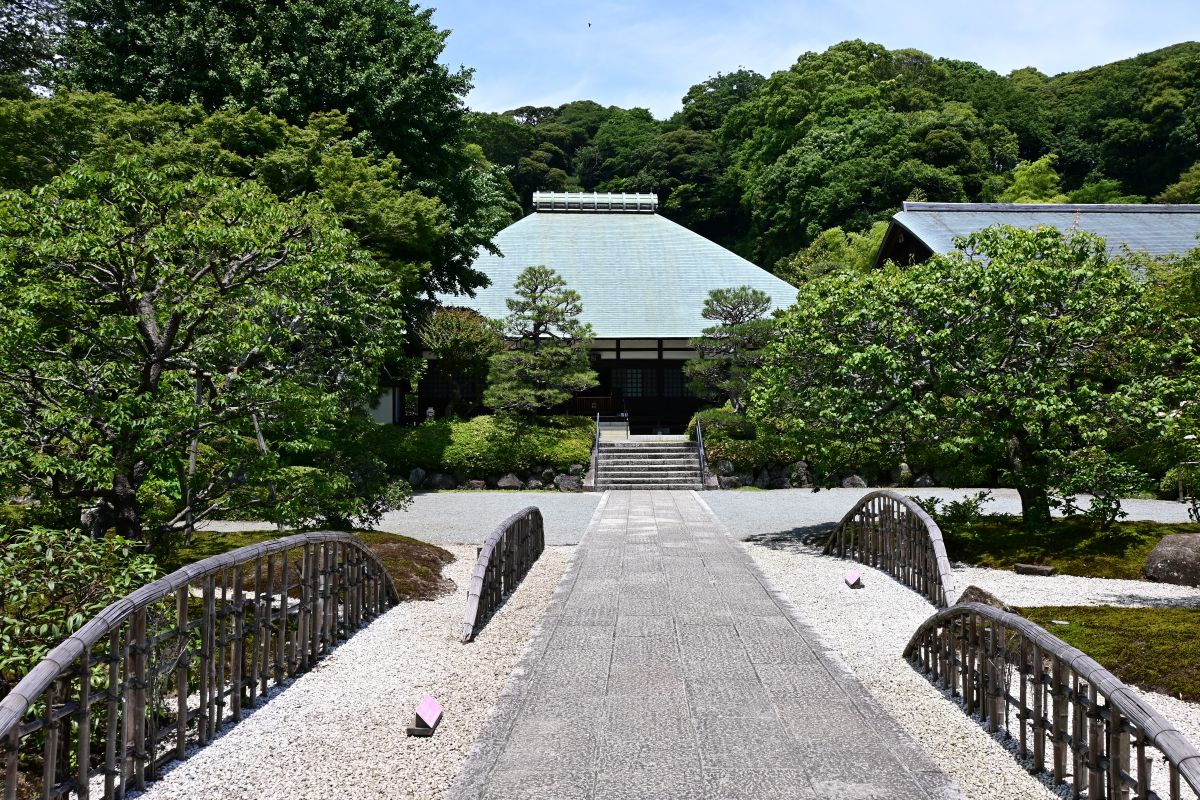 浄妙寺:向うに見える本堂(2026年6月撮影)