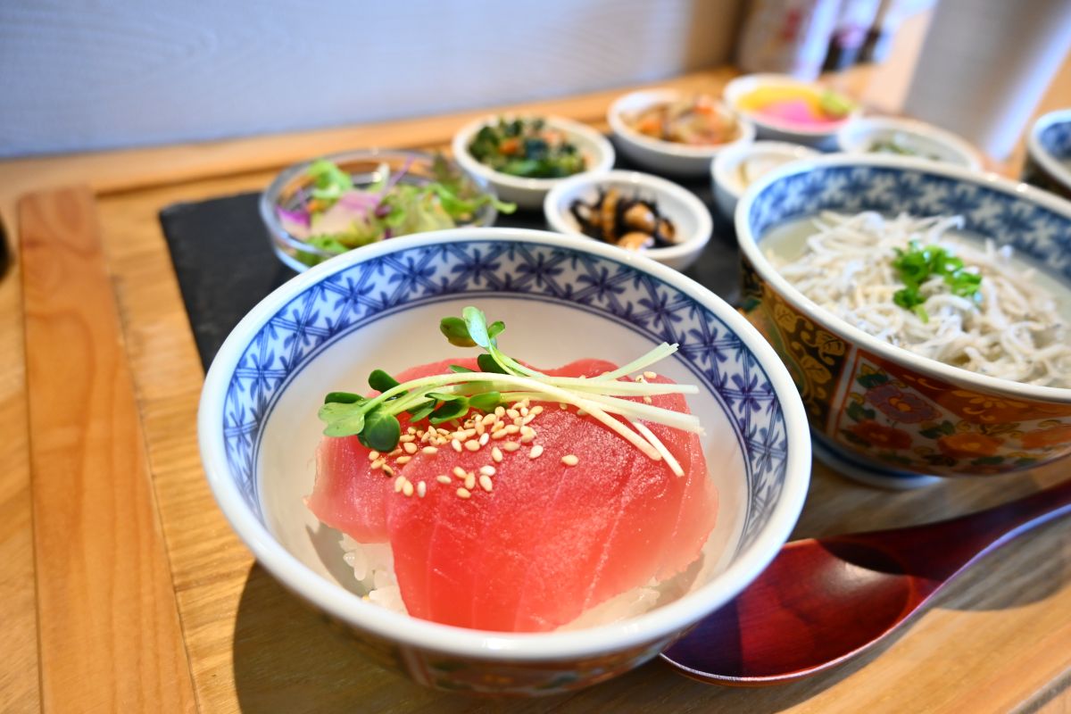 三色御膳 マグロ刺身